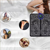 EMS TENS Massage Mat - 2-in-1 Portable Device for Pain Relief & Muscle Recovery